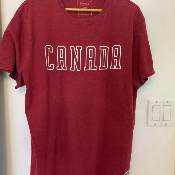 Vintage Roots Canada Tee - Red - Large - Picture 2 of 6